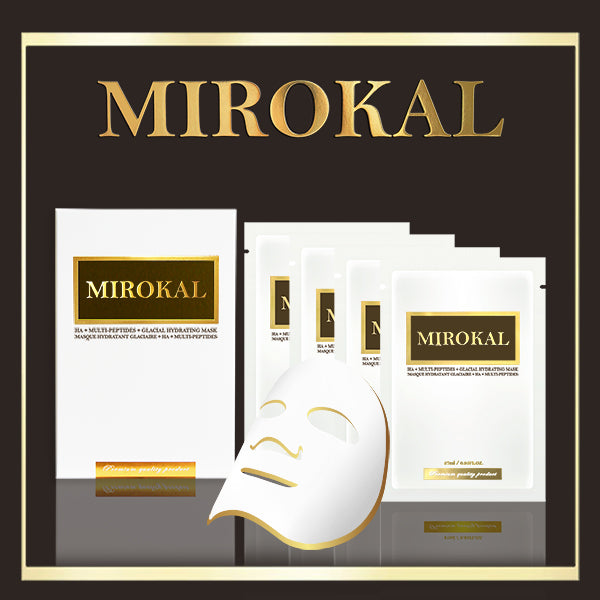 【MIROKAL 米羅蔻】玻尿酸多胜肽冰河保濕面膜-4片裝